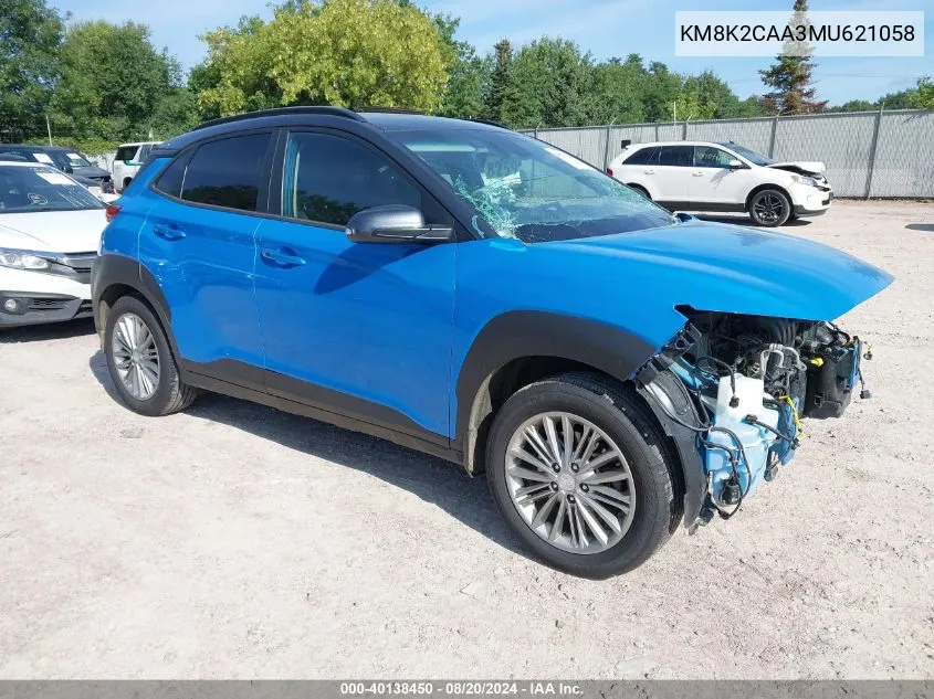 KM8K2CAA3MU621058 2021 Hyundai Kona Sel