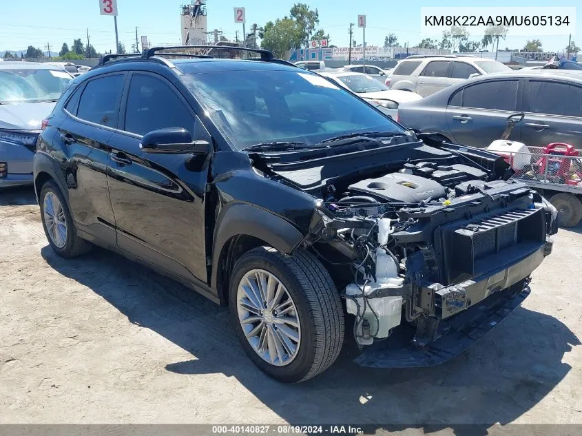 KM8K22AA9MU605134 2021 Hyundai Kona Sel