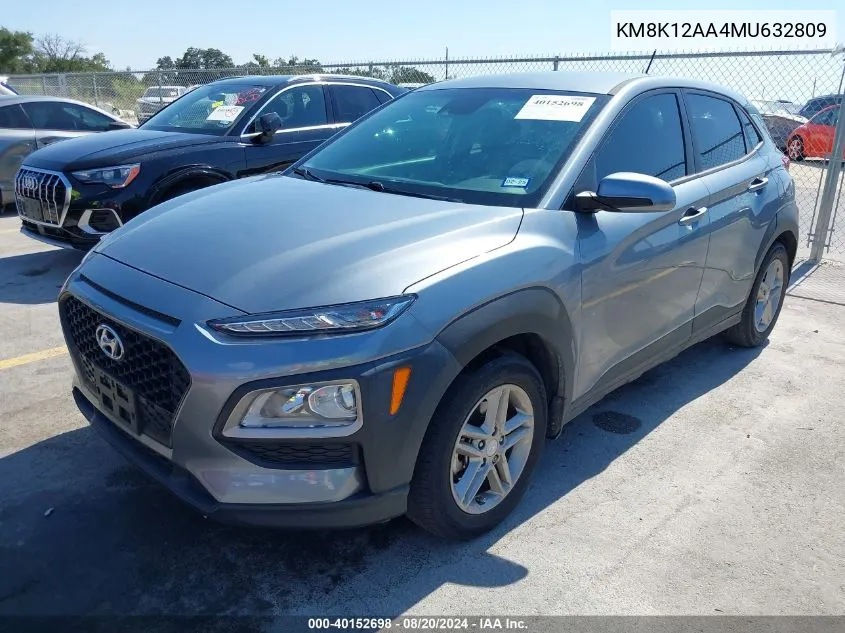 KM8K12AA4MU632809 2021 Hyundai Kona Se