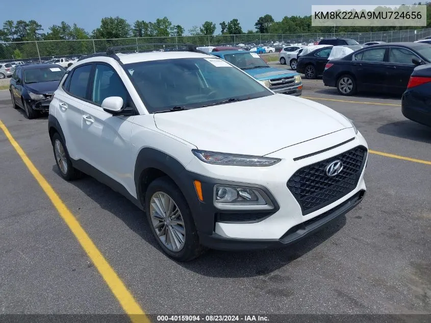 KM8K22AA9MU724656 2021 Hyundai Kona Sel