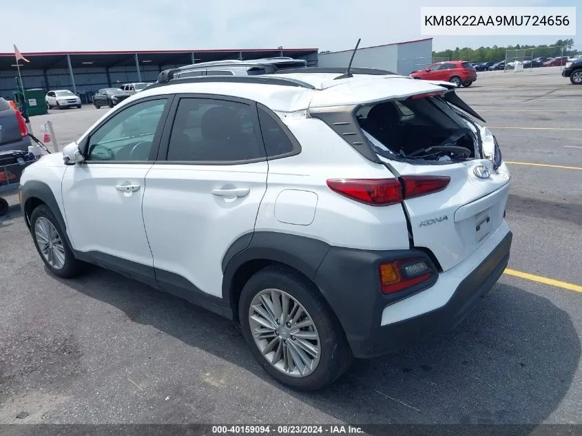 KM8K22AA9MU724656 2021 Hyundai Kona Sel