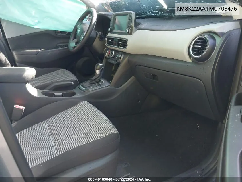 KM8K22AA1MU703476 2021 Hyundai Kona Sel