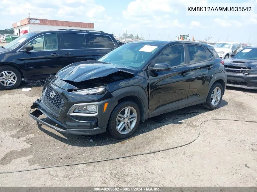 KM8K12AA9MU635642 2021 Hyundai Kona Se