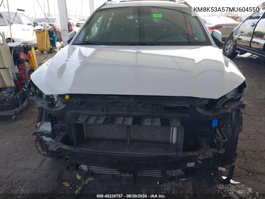 KM8K53A57MU604550 2021 Hyundai Kona Ultimate