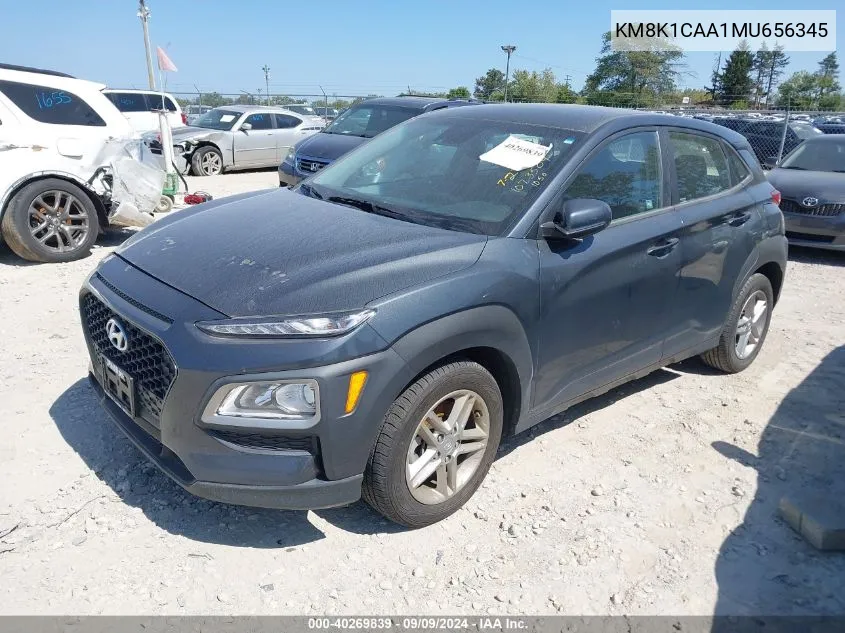 KM8K1CAA1MU656345 2021 Hyundai Kona Se