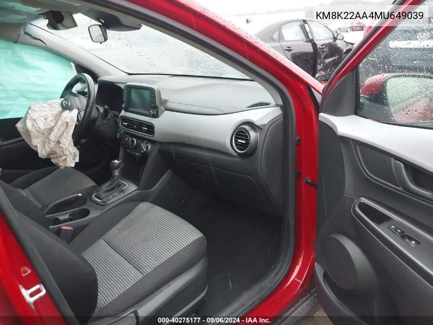 KM8K22AA4MU649039 2021 Hyundai Kona Sel