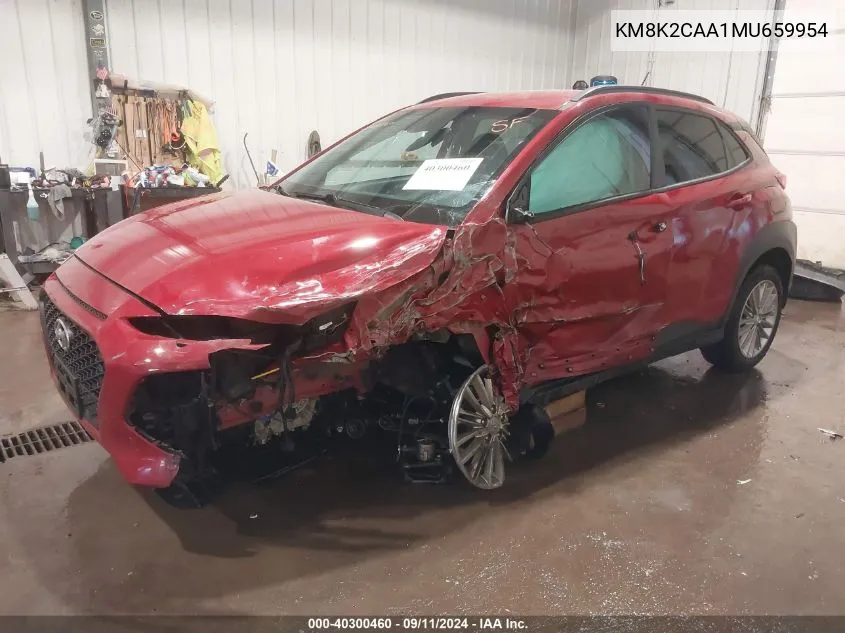 KM8K2CAA1MU659954 2021 Hyundai Kona Sel