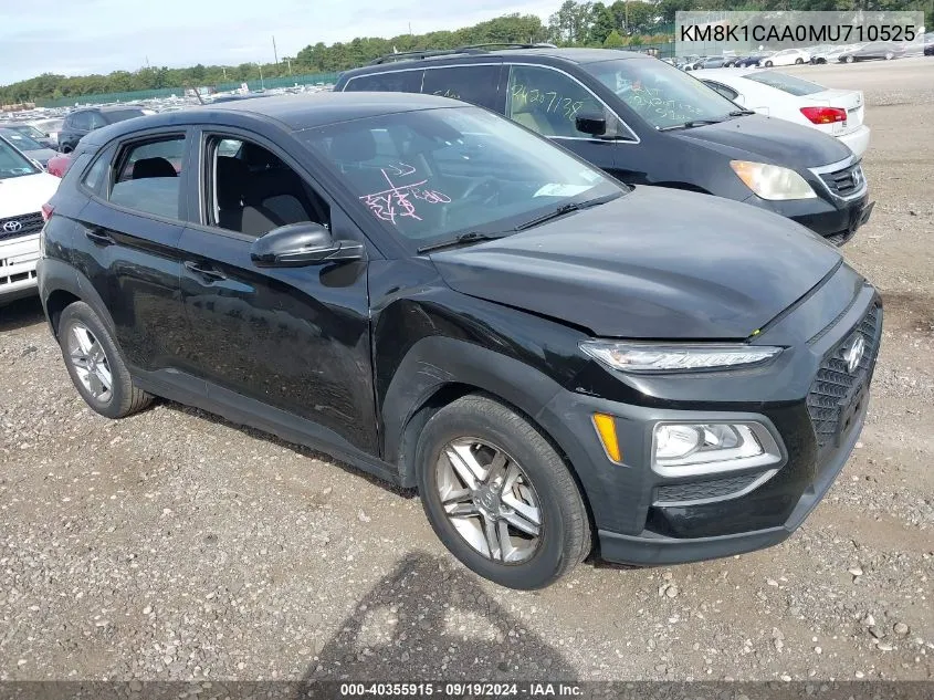 KM8K1CAA0MU710525 2021 Hyundai Kona Se