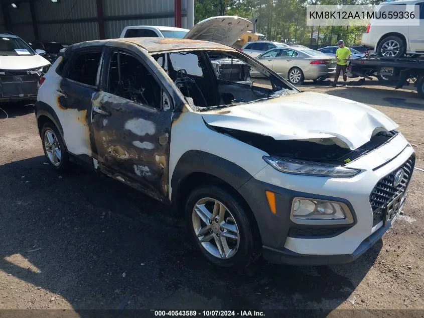 2021 Hyundai Kona Se VIN: KM8K12AA1MU659336 Lot: 40543589