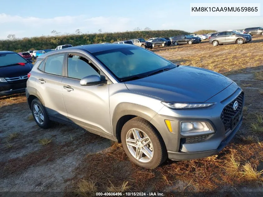 2021 Hyundai Kona Se VIN: KM8K1CAA9MU659865 Lot: 40606496