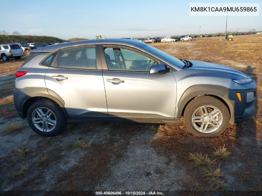 2021 Hyundai Kona Se VIN: KM8K1CAA9MU659865 Lot: 40606496