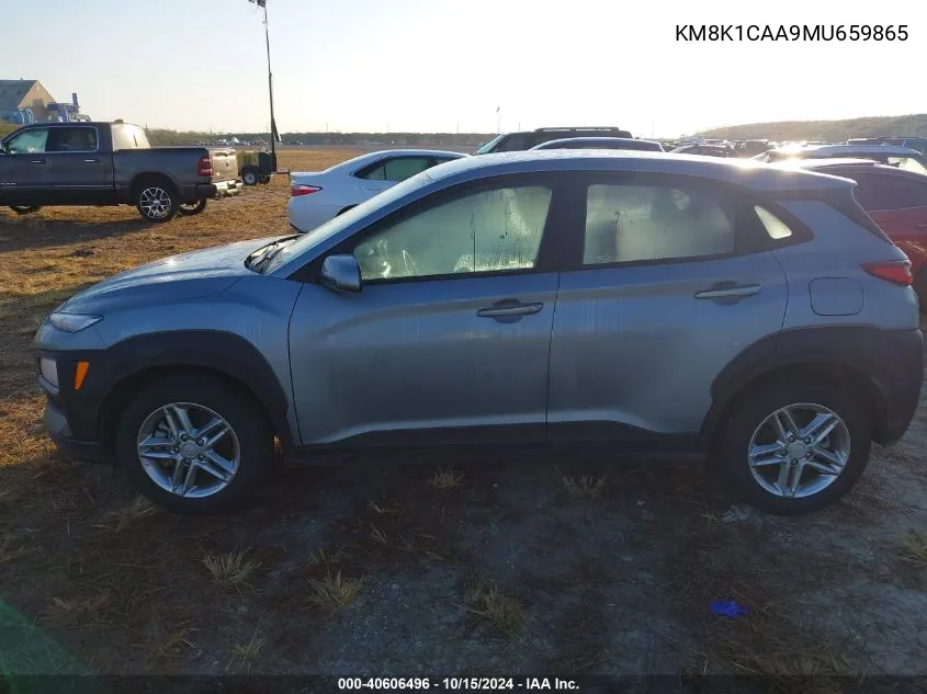 2021 Hyundai Kona Se VIN: KM8K1CAA9MU659865 Lot: 40606496