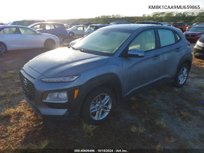 2021 Hyundai Kona Se VIN: KM8K1CAA9MU659865 Lot: 40606496