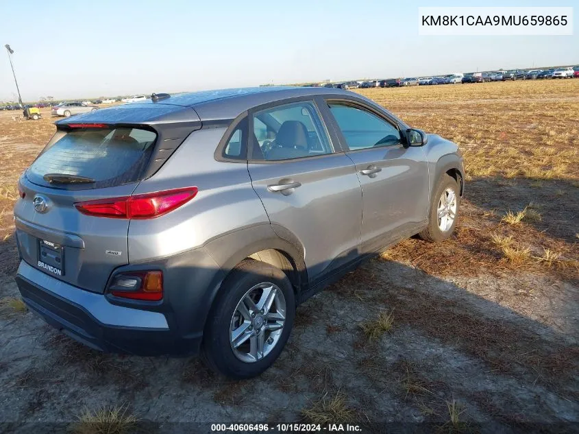 2021 Hyundai Kona Se VIN: KM8K1CAA9MU659865 Lot: 40606496