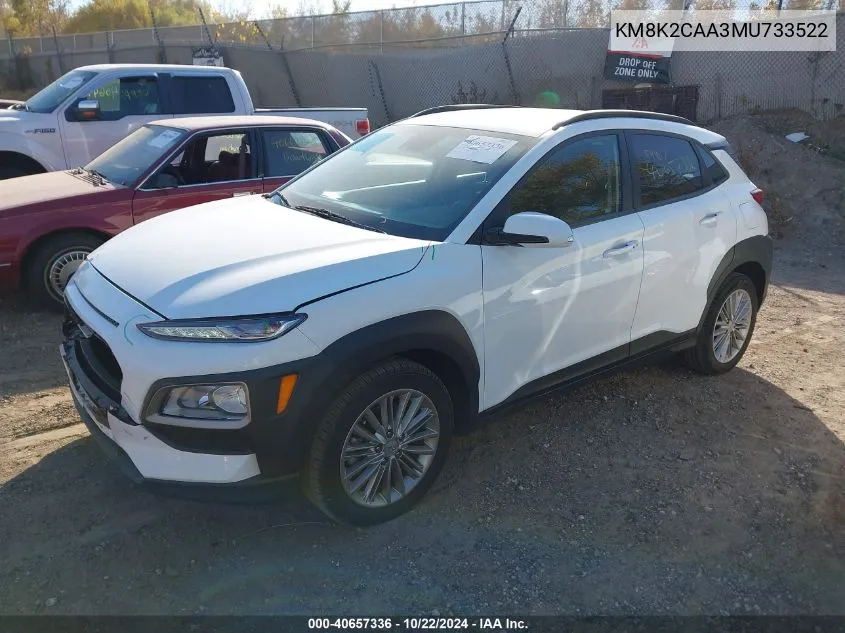 KM8K2CAA3MU733522 2021 Hyundai Kona Sel