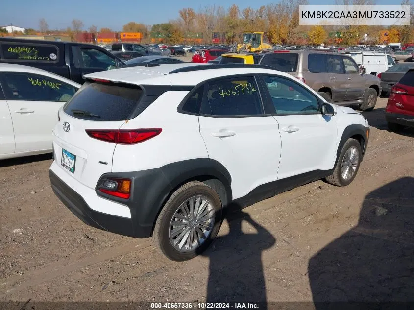 KM8K2CAA3MU733522 2021 Hyundai Kona Sel