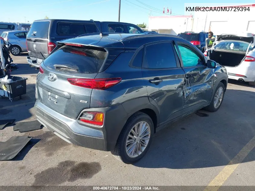 KM8K2CAA0MU729394 2021 Hyundai Kona Sel