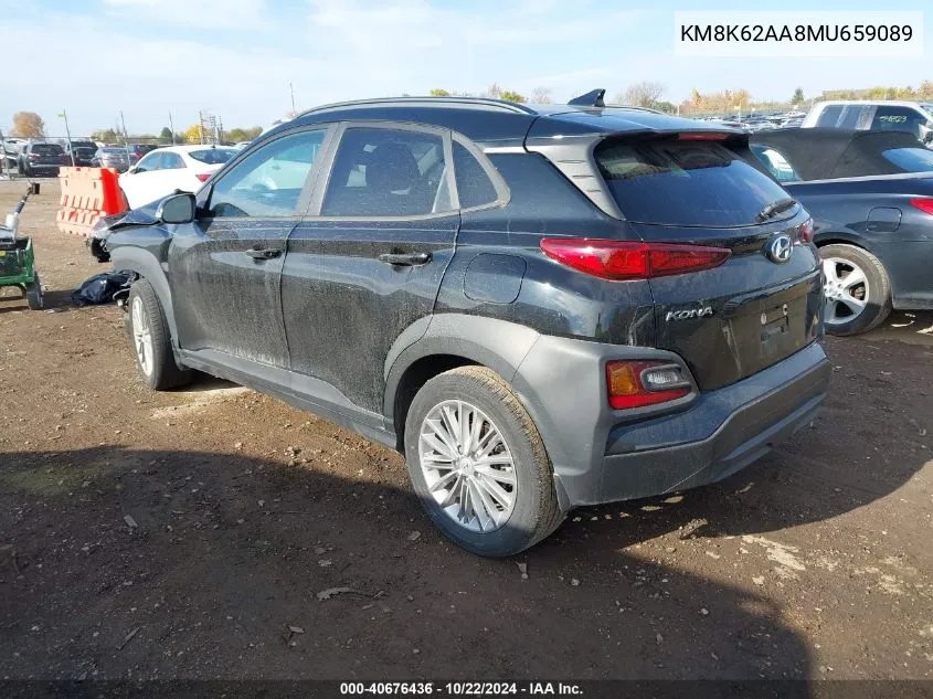 KM8K62AA8MU659089 2021 Hyundai Kona Sel Plus