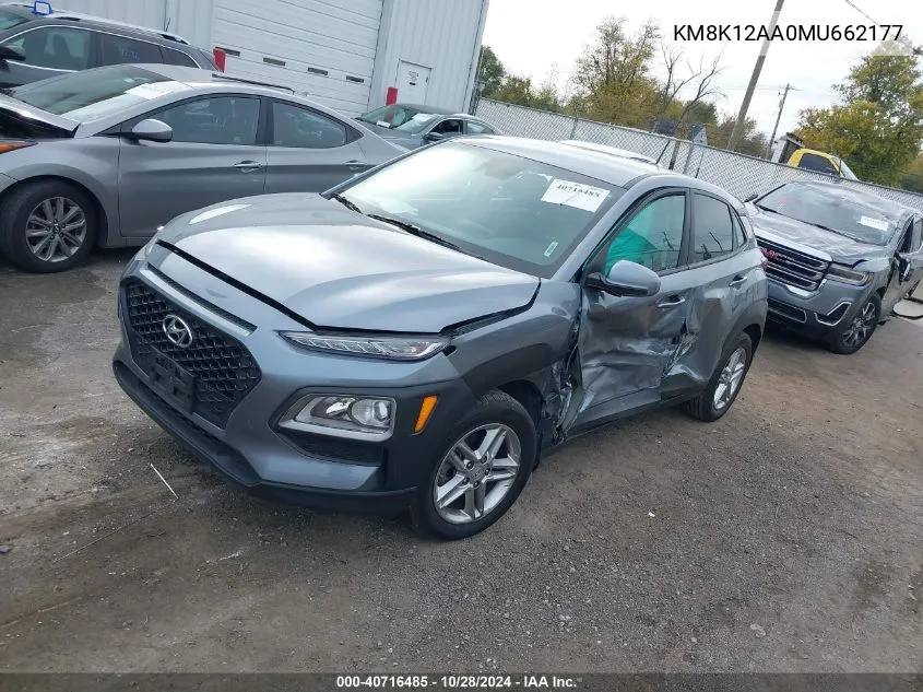 KM8K12AA0MU662177 2021 Hyundai Kona Se