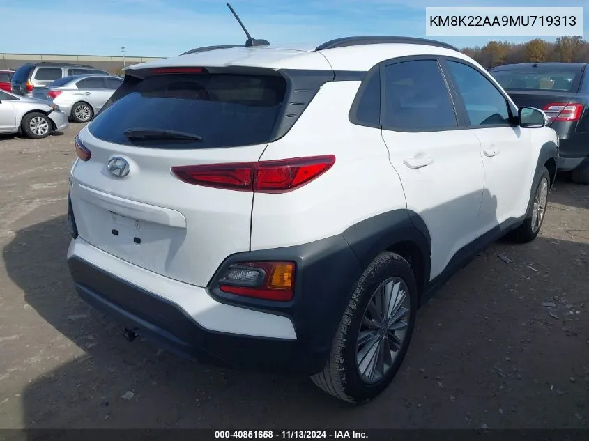 KM8K22AA9MU719313 2021 Hyundai Kona Sel