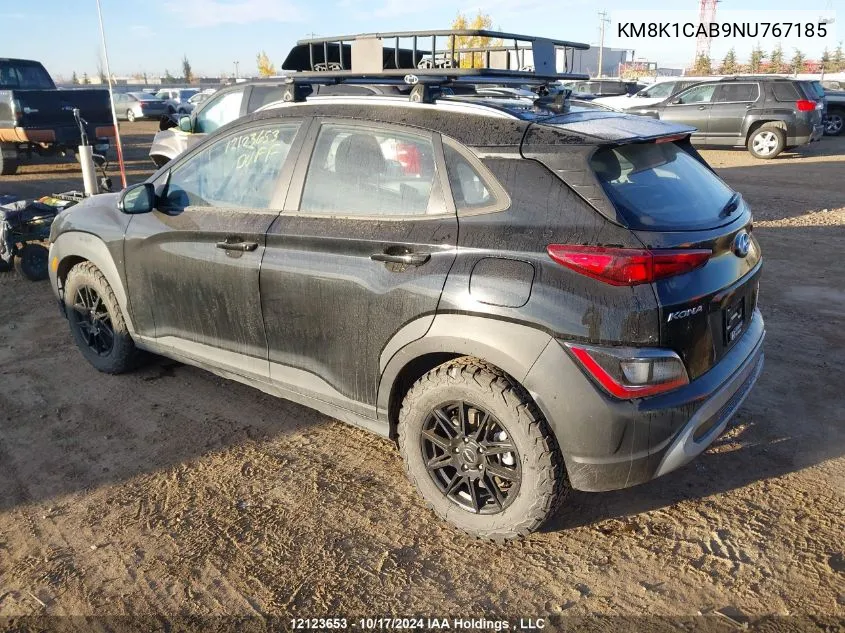 KM8K1CAB9NU767185 2022 Hyundai Kona Se