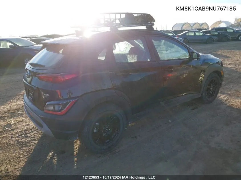 KM8K1CAB9NU767185 2022 Hyundai Kona Se