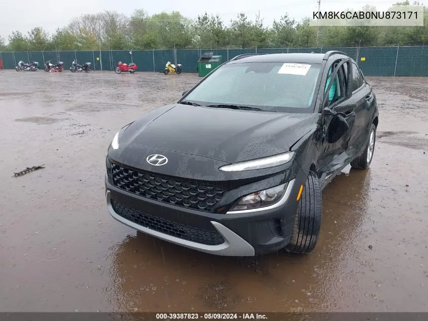 KM8K6CAB0NU873171 2022 Hyundai Kona Sel