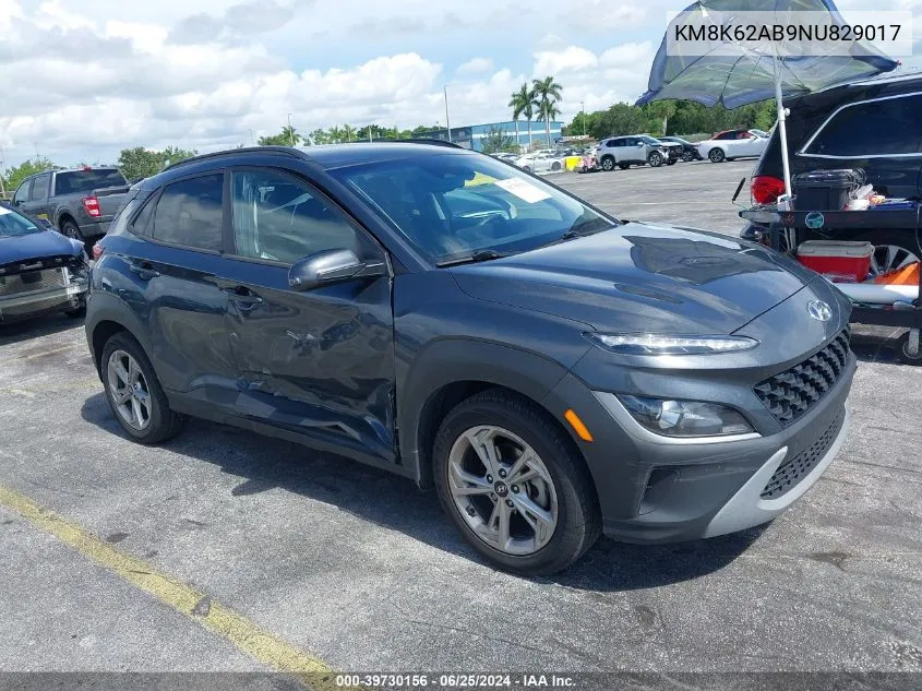 KM8K62AB9NU829017 2022 Hyundai Kona Sel