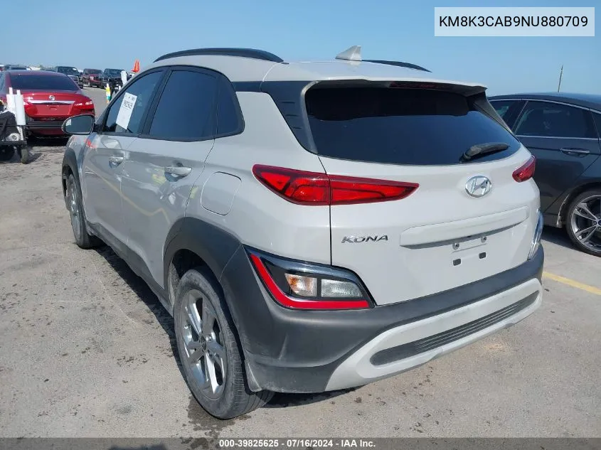 KM8K3CAB9NU880709 2022 Hyundai Kona Sel