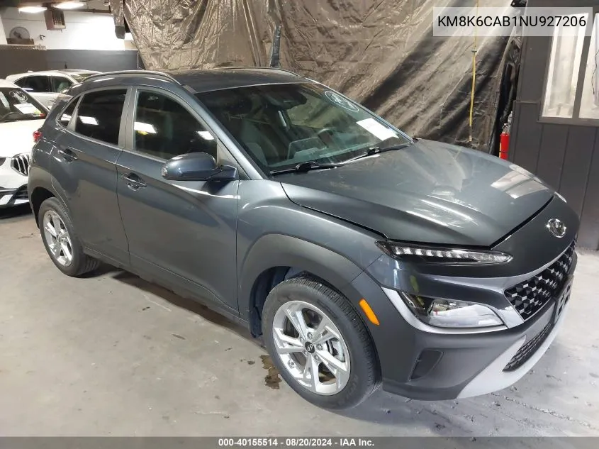 KM8K6CAB1NU927206 2022 Hyundai Kona Sel