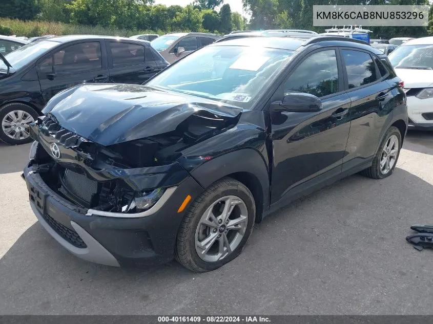 KM8K6CAB8NU853296 2022 Hyundai Kona Sel