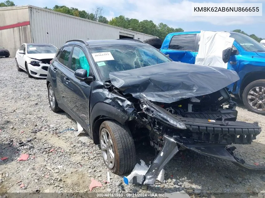 KM8K62AB6NU866655 2022 Hyundai Kona Sel