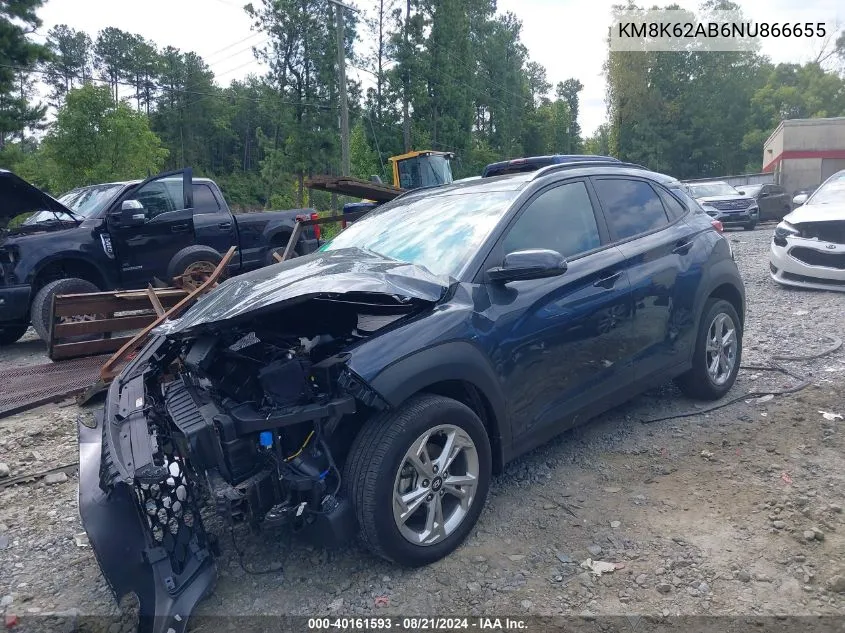 KM8K62AB6NU866655 2022 Hyundai Kona Sel