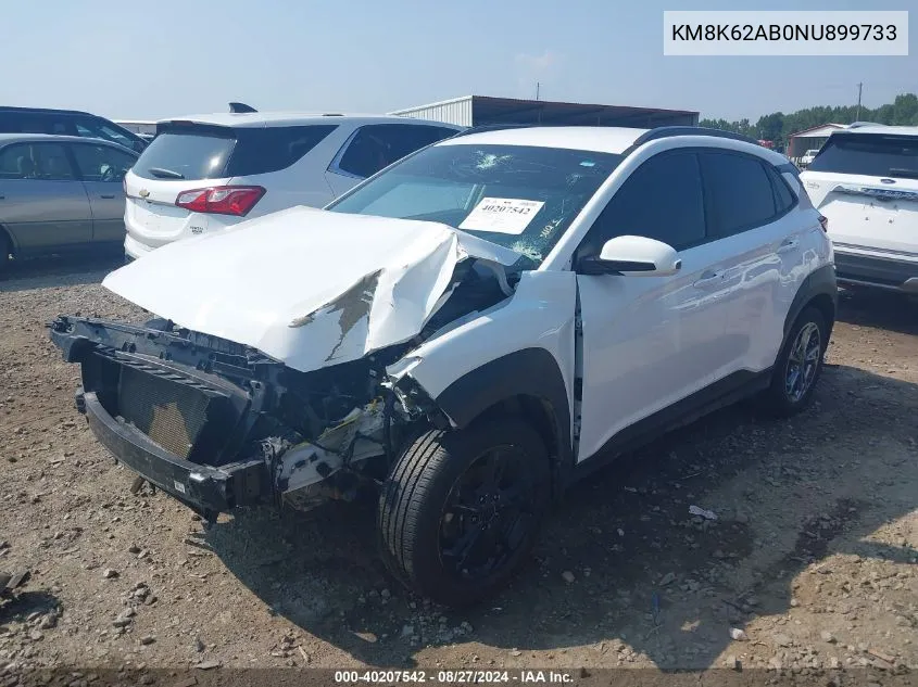 KM8K62AB0NU899733 2022 Hyundai Kona Sel