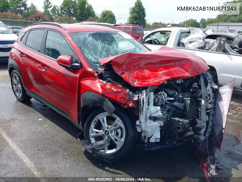 KM8K62AB1NU871343 2022 Hyundai Kona Sel