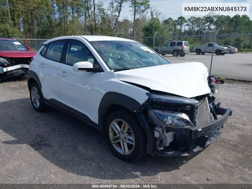 KM8K22ABXNU845173 2022 Hyundai Kona Sel/Se