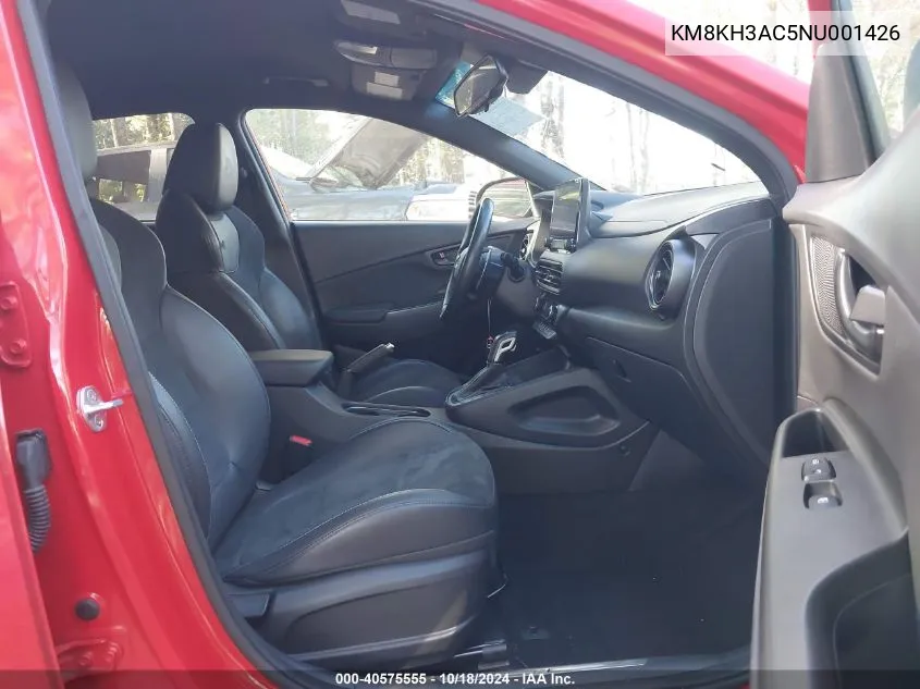 KM8KH3AC5NU001426 2022 Hyundai Kona N