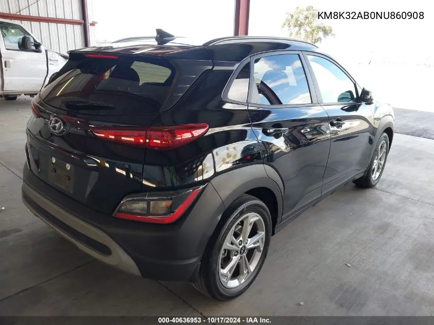 KM8K32AB0NU860908 2022 Hyundai Kona Sel