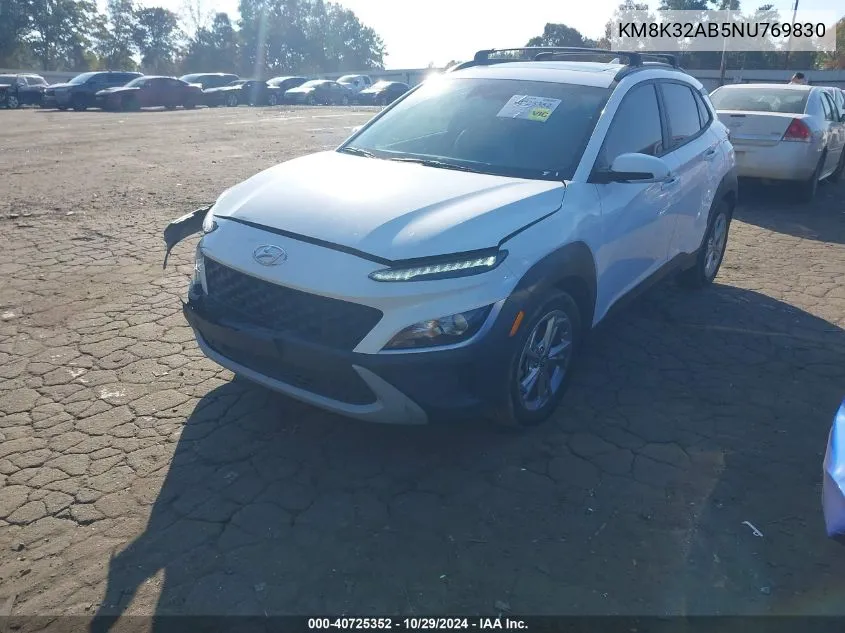 KM8K32AB5NU769830 2022 Hyundai Kona Sel