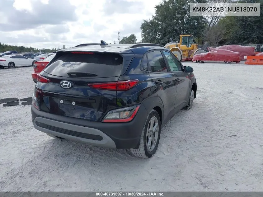 KM8K32AB1NU818070 2022 Hyundai Kona Sel