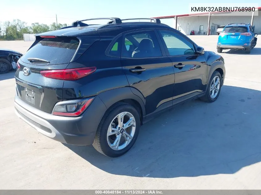 KM8K32AB8NU768980 2022 Hyundai Kona Sel