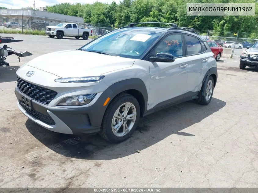 2023 Hyundai Kona Sel VIN: KM8K6CAB9PU041962 Lot: 39615393