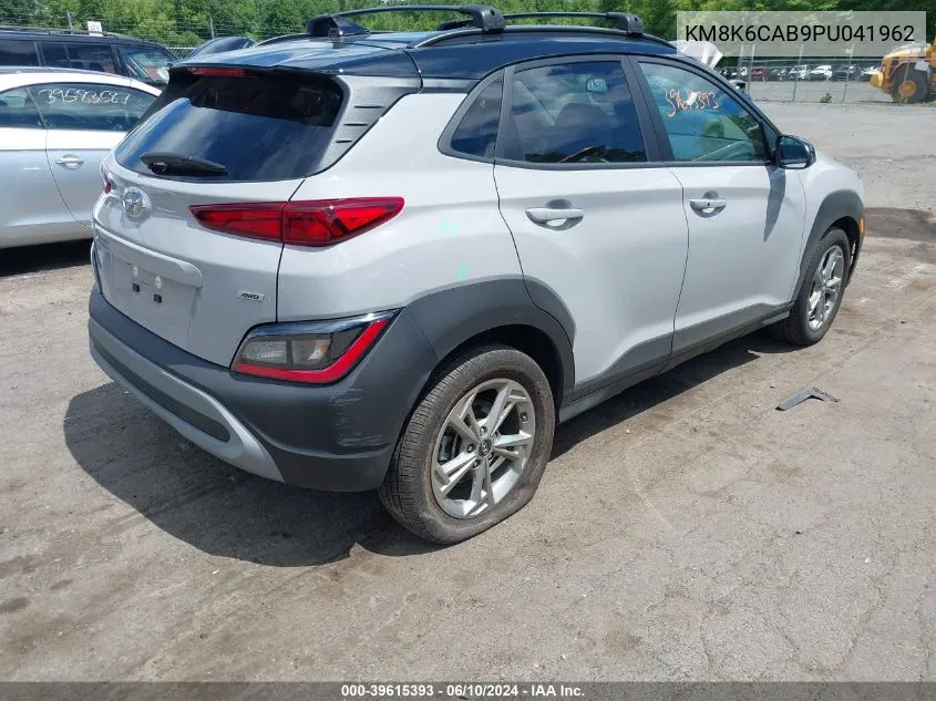 2023 Hyundai Kona Sel VIN: KM8K6CAB9PU041962 Lot: 39615393