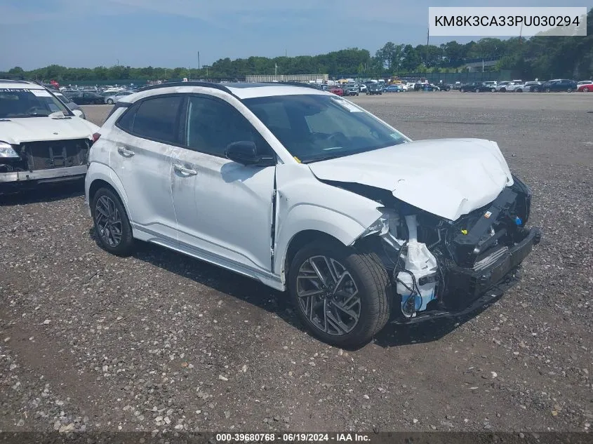 KM8K3CA33PU030294 2023 Hyundai Kona N Line