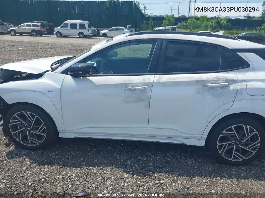 KM8K3CA33PU030294 2023 Hyundai Kona N Line