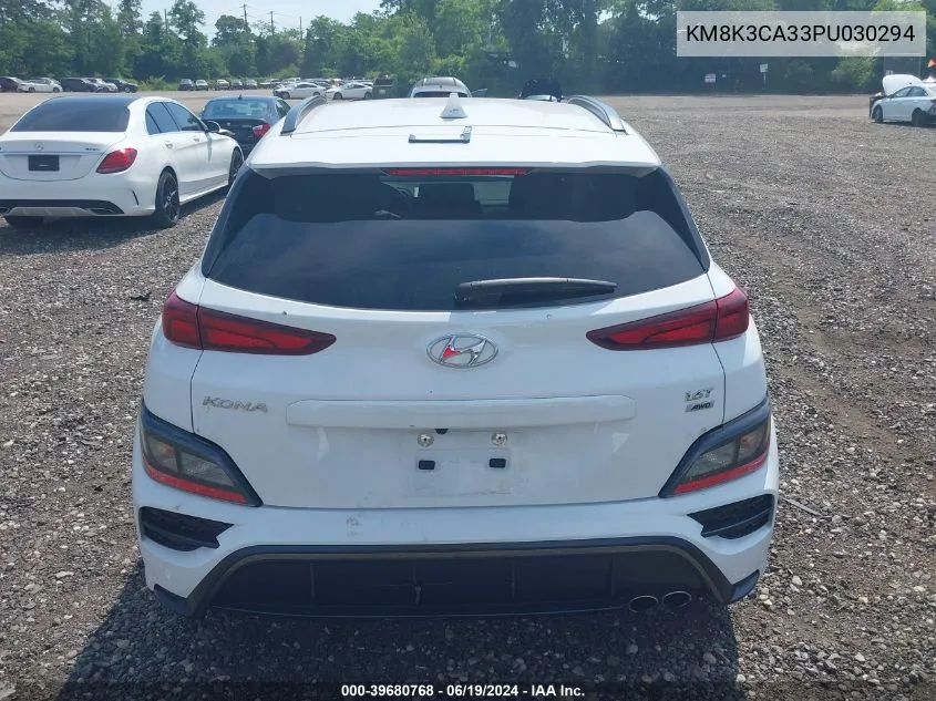 KM8K3CA33PU030294 2023 Hyundai Kona N Line