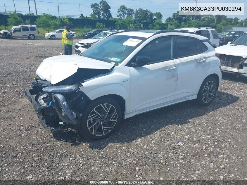 KM8K3CA33PU030294 2023 Hyundai Kona N Line