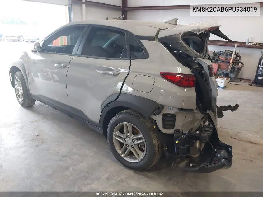 KM8K2CAB6PU934019 2023 Hyundai Kona Se