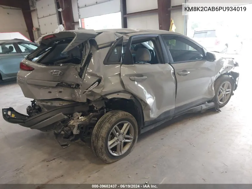 KM8K2CAB6PU934019 2023 Hyundai Kona Se