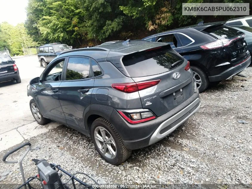 2023 Hyundai Kona Sel VIN: KM8K6CAB5PU062310 Lot: 39738100